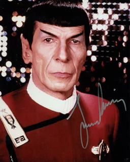 Leonard Nimoy autograph