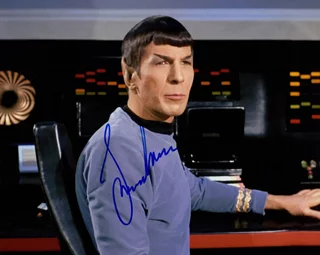 Leonard Nimoy autograph