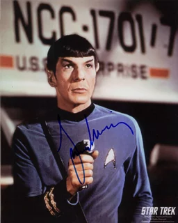 Leonard Nimoy autograph