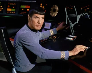 Leonard Nimoy autograph