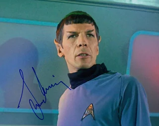 Leonard Nimoy autograph