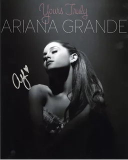 Ariana Grande autograph