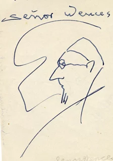Senor Wences autograph