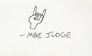 Mike Judge autograph