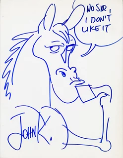 John Kricfalusi autograph