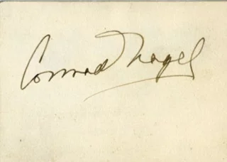 Conrad Nagel autograph