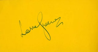 Lorne Greene autograph