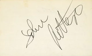 John Ritter autograph