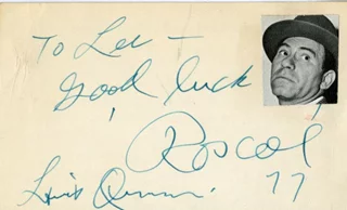 Louis Quinn autograph