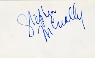 Stephen McNally autograph