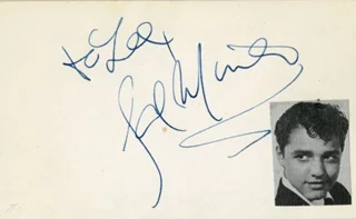 Sal Mineo autograph