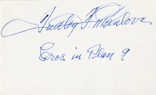 Dudley Manlove autograph