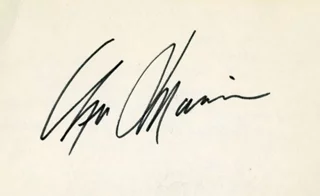Lee Marvin autograph