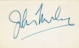 John Marley autograph
