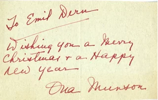Ona Munson autograph