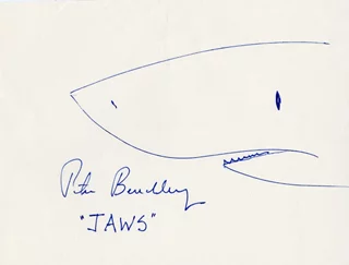 Peter Benchley autograph