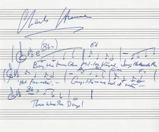 Charles Strouse autograph