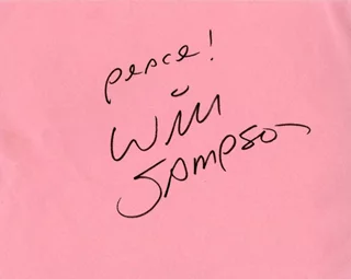 Will Sampson autograph