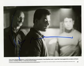 Jean-Claude Van Damme autograph