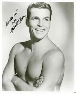 Buster Crabbe autograph