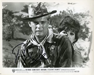 Troy Donahue autograph