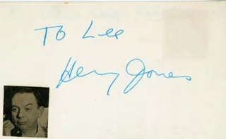 Henry Jones autograph