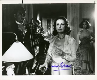 Jeanne Moreau autograph
