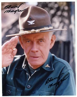 Harry Morgan autograph
