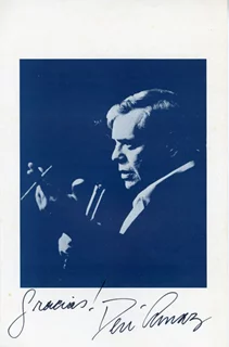 Desi Arnaz autograph