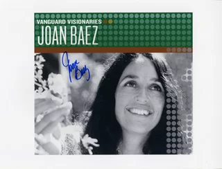 Joan Baez autograph