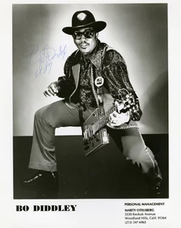Bo Diddley autograph