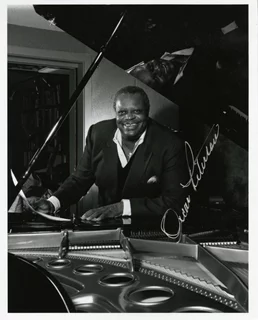 Oscar Peterson autograph