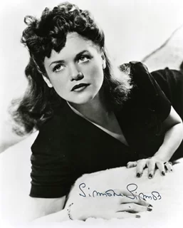 Simone Simon autograph