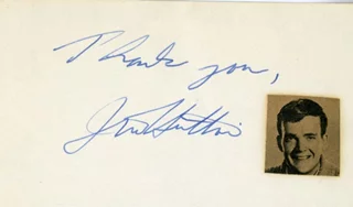Jim Hutton autograph