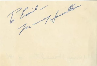 Murray Hamilton autograph