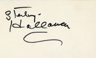 Sterling Holloway autograph