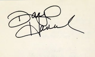 Daryl Hannah autograph