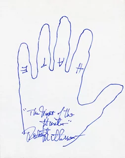 Robert Mitchum autograph