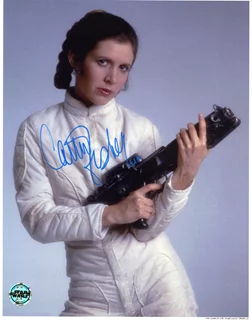 Carrie Fisher autograph