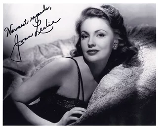 Joan Leslie autograph