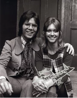 Cliff Richard & Olivia Newton-John autograph