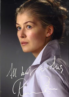Rosamund Pike autograph