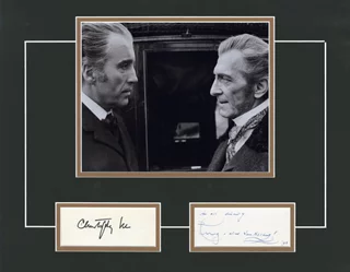 Cushing and Lee autograph
