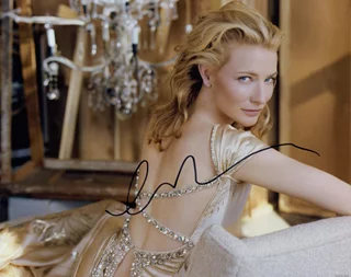 Cate Blanchett autograph