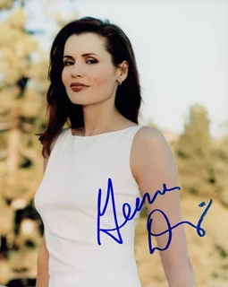 Geena Davis autograph