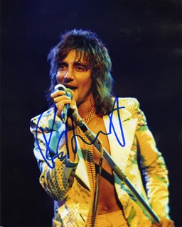 Rod Stewart autograph