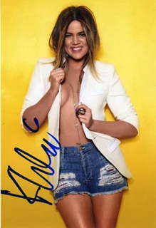 Khloe Kardashian autograph