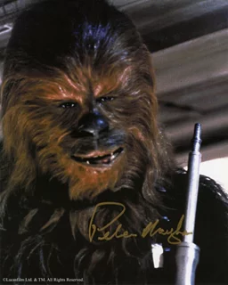 Peter Mayhew autograph