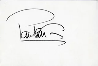 Paul Newman autograph