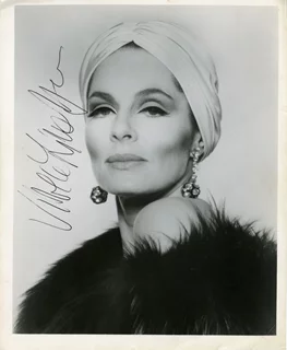 Viveca Lindfors autograph